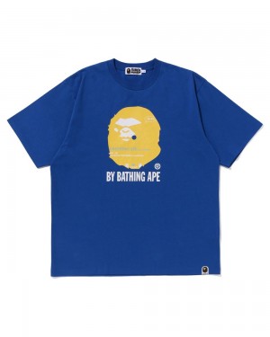 Camiseta Bape By Bathing Ape Hombre Azul Rey Azules | 604-TSHPXL