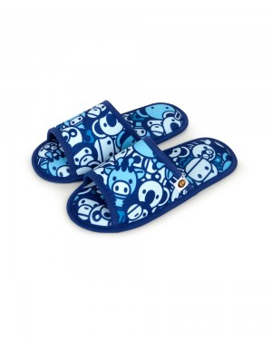 Chancletas Bape Baby Milo Mujer Azules | 941-SLYHRZ