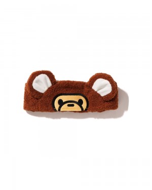 Otros Accesorios Bape Baby Milo Bear Ear Boa Hairband Niños Marrom | 819-HGJTEA