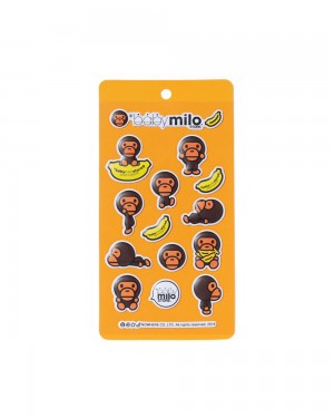 Otros Accesorios Bape Milo & Banana sticker pack Mujer Naranjas | 519-ASZGNR