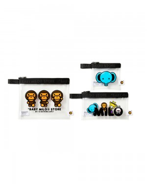 Otros Accesorios Bape Pouch Hombre Blancos | 526-FGJNZT