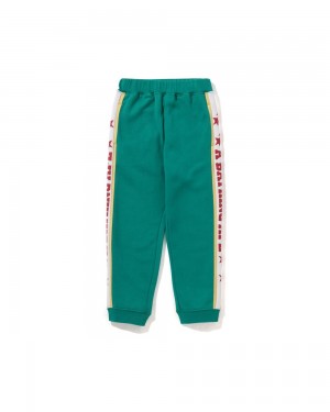 Pantalones Bape A Bathing Ape Sweat Niños Verde Menta | 483-QIJECA