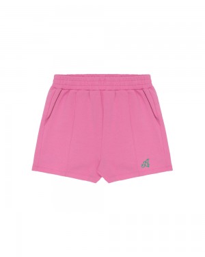 Short Bape Logo track Mujer Rosas | 603-EKGAYU