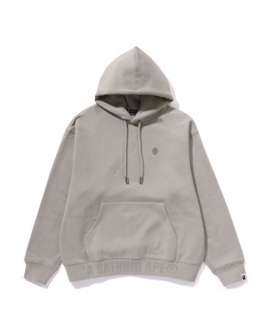 Sudadera Bape Tonal Ape Head One Point Hoodie Hombre Blancos | 261-KRYOEV