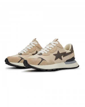 Tenis Bape Carretera STA Express #1 M2 Hombre Beige | 581-ICKRNP