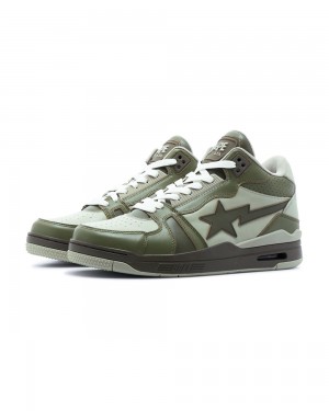 Tenis Bape Clutch STA #1 Hombre Verdes | 841-LKGRPQ