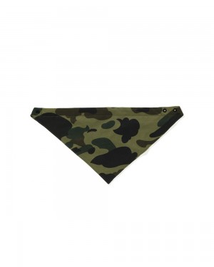 Tops Bape 1st Bandana Bib Niños Verdes | 750-QNIEYH