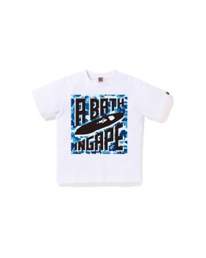 Tops Bape ABC A Bathing Ape Niños Blancos | 049-LUFBGV