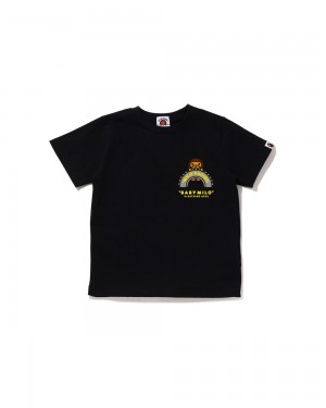 Tops Bape Baby Milo Carreras #4 Niños Negros | 241-ZNHOQD