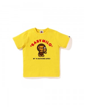 Tops Bape Baby Milo Ice Cream #2 Niños Amarillos | 597-SHYABC