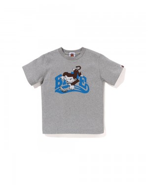 Tops Bape Classic Milo Niños Grises | 256-FCXDTI