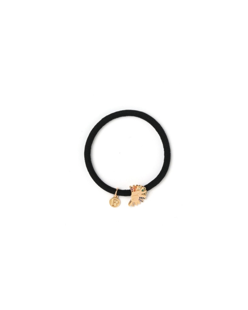 Accesorios Para El Cabello Bape logo hairband Mujer Negros | 162-FPIUCQ