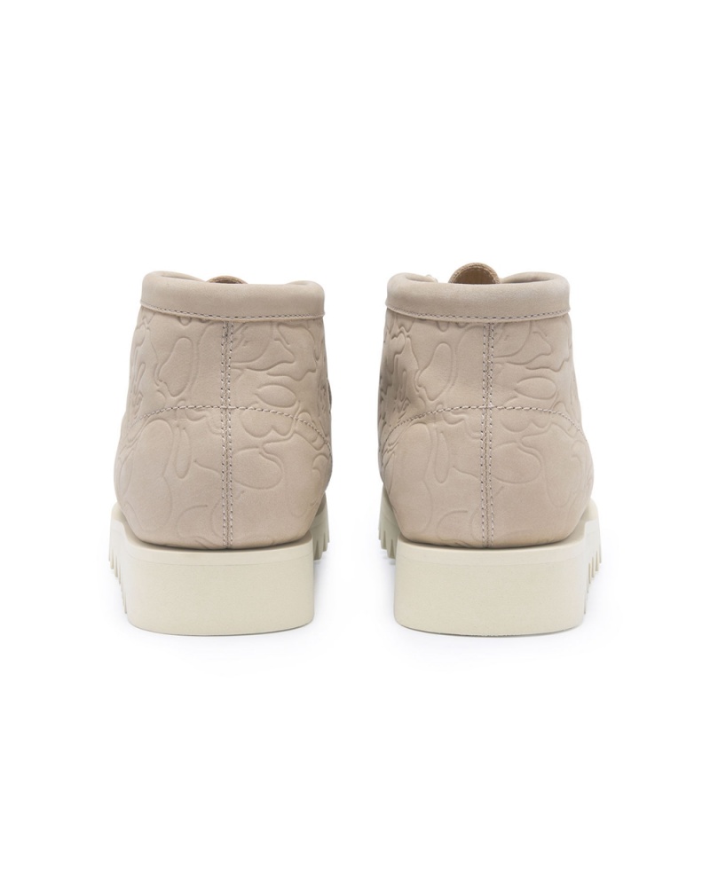 Botas Bape Manhunt #1 Hombre Beige | 631-IFAPWZ