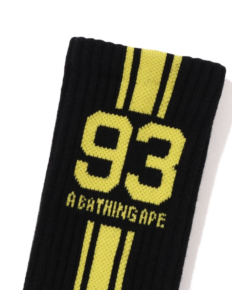 Calcetines Bape Sports Hombre Negros | 925-MXVBLK