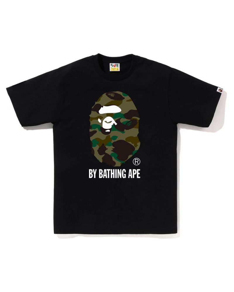 Camiseta Bape 1st By Bathing Ape Hombre Negros | 138-YJBPQF