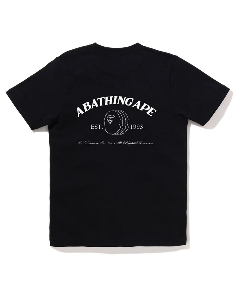 Camiseta Bape A Bathing Ape #1 Mujer Negros | 087-UPYWGL