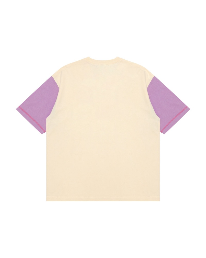 Camiseta Bape Boxy fit Mujer Creme | 504-YIUBNO