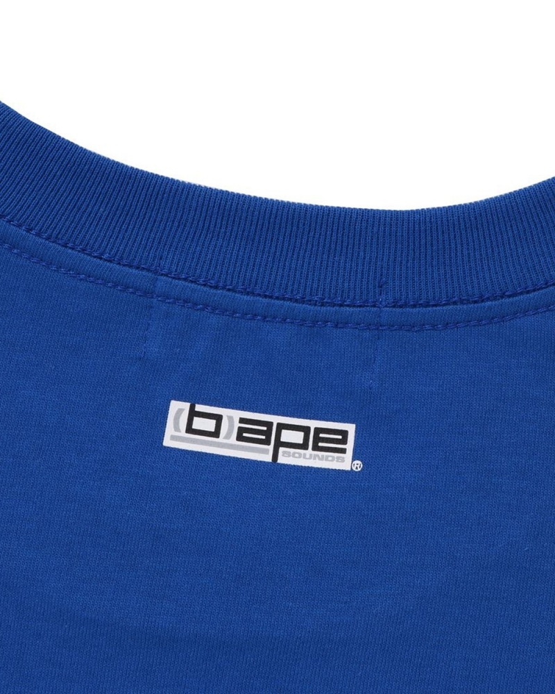 Camiseta Bape By Bathing Ape Hombre Azul Rey Azules | 604-TSHPXL