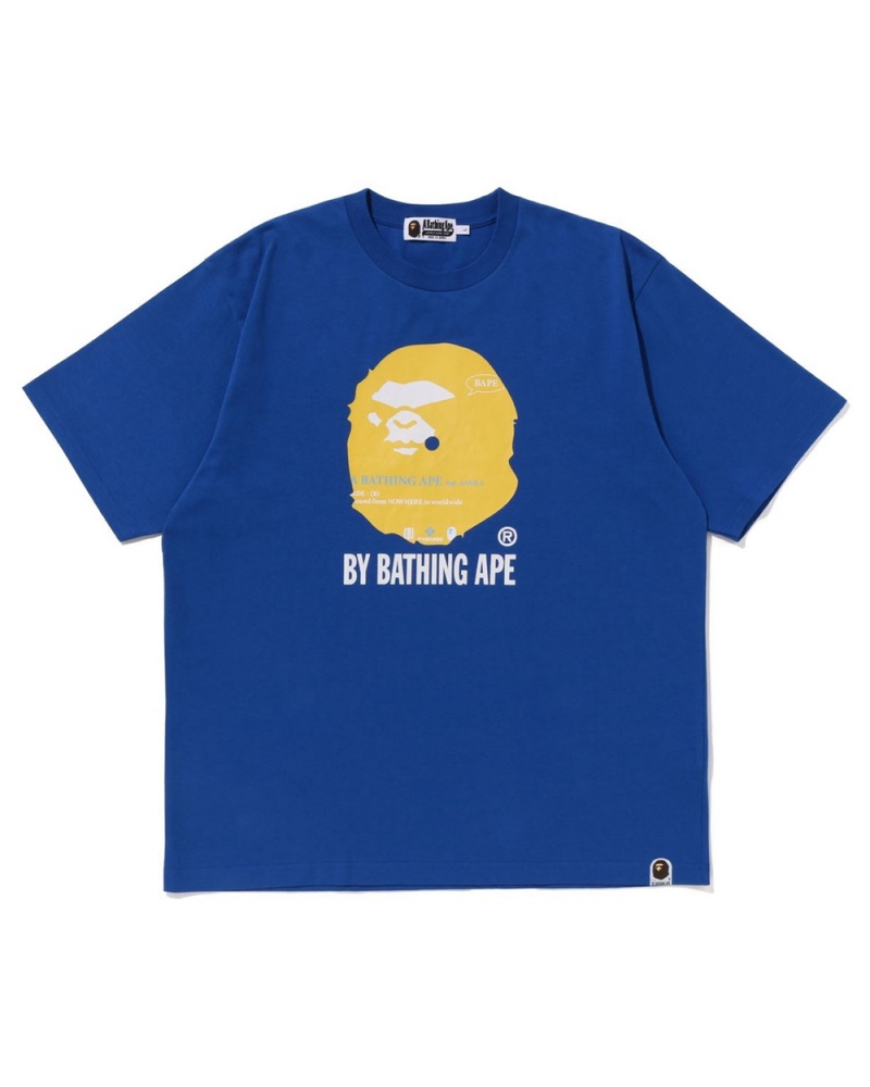 Camiseta Bape By Bathing Ape Hombre Azul Rey Azules | 604-TSHPXL