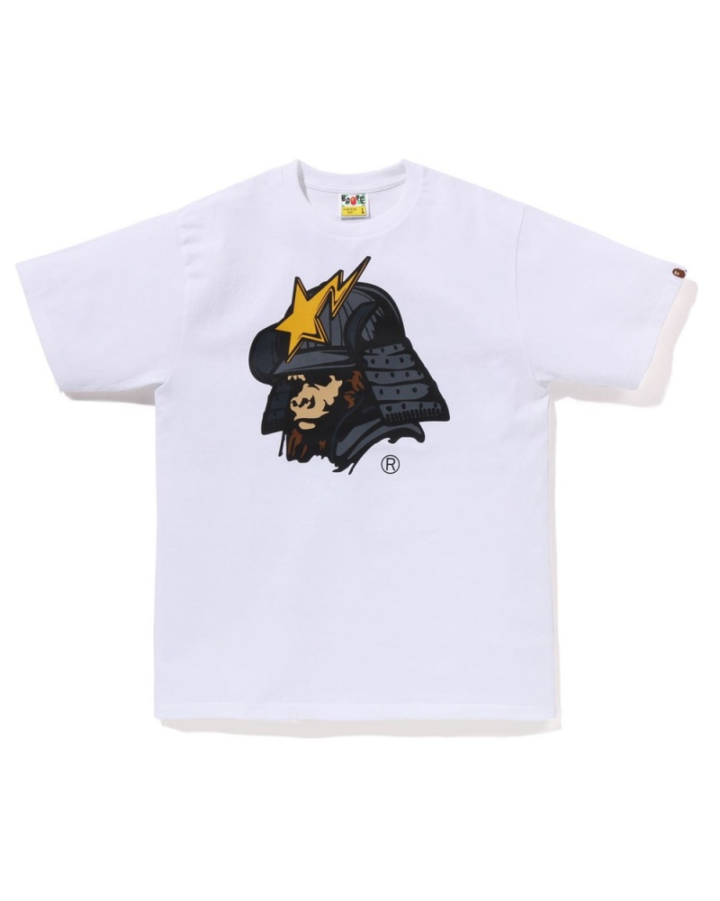 Camiseta Bape General Kabuto Hombre Blancos | 975-JLIQSF