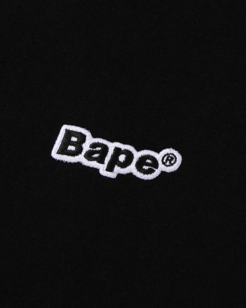 Camiseta Bape One Point Relaxed Fit Hombre Negros | 913-TJHSQV