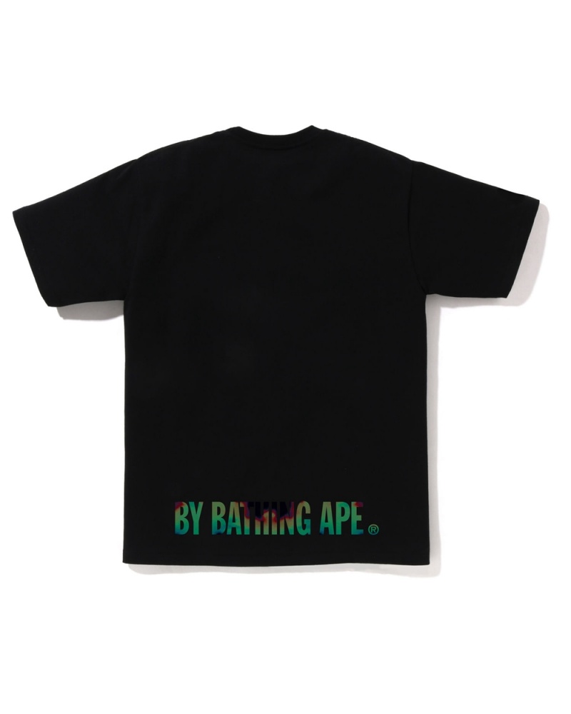 Camiseta Bape Thermography Ape Face Hombre Negros | 734-NUVMRA