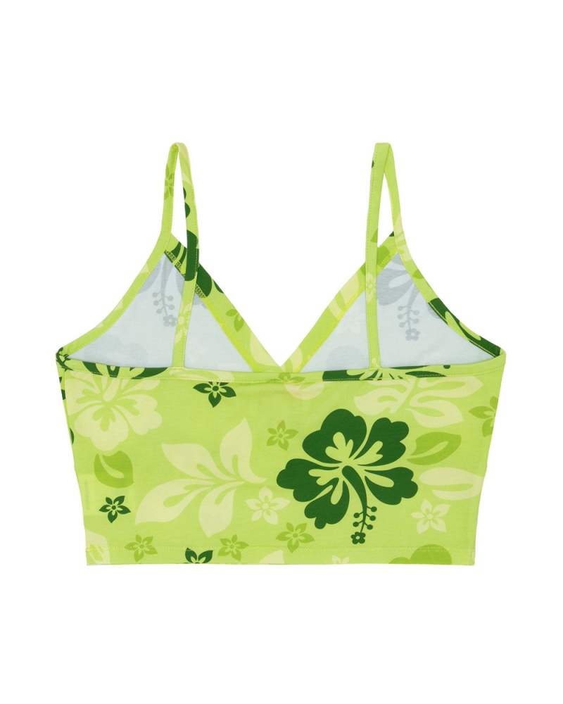 Chaleco Bape Floral print Mujer Verdes Claro | 039-OWJSAF