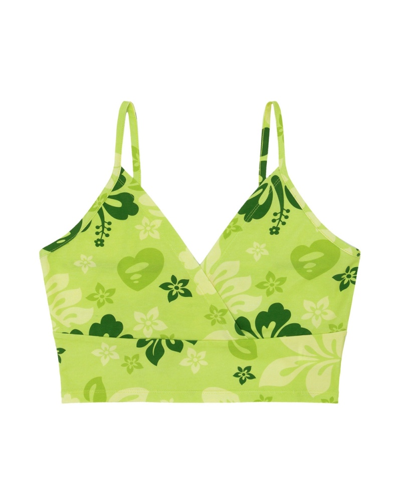 Chaleco Bape Floral print Mujer Verdes Claro | 039-OWJSAF