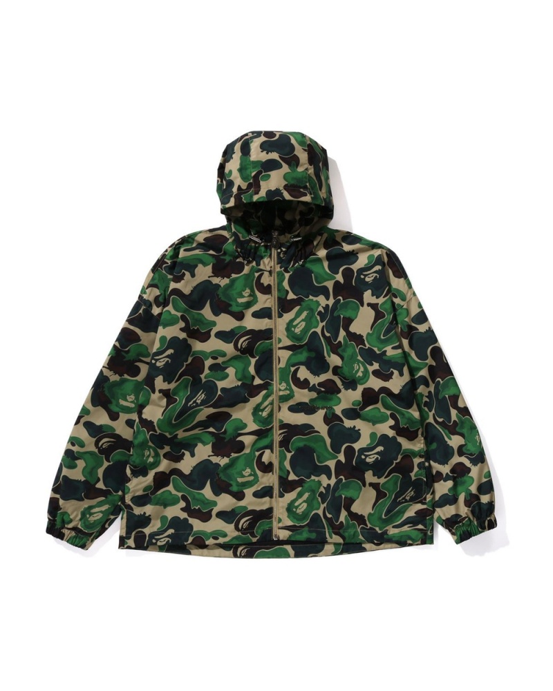 Chamarras Bape Art Ligeros Hoodie Hombre Verdes | 351-KWUCGA