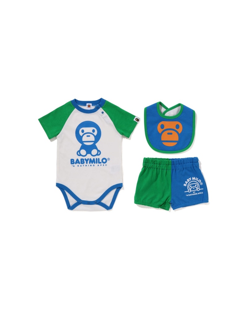 Conjuntos Bape Babies Milo Gift Niños Azul Rey Azules | 178-ZIALKH