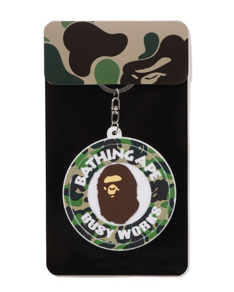 Llaveros Bape Busy Works Hombre Verdes | 459-DXGNBR