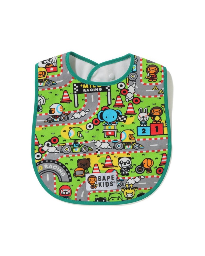 Otros Accesorios Bape Baby Milo Carreras Bib Niños Verdes Claro | 061-FUSLNR