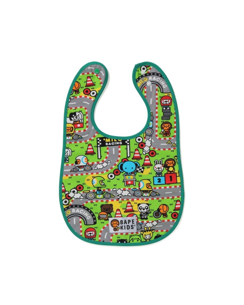 Otros Accesorios Bape Baby Milo Carreras Bib Niños Verdes Claro | 061-FUSLNR