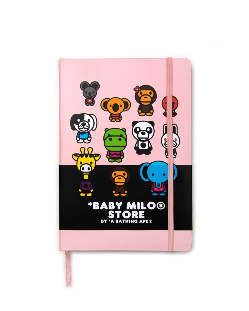 Otros Accesorios Bape Baby Milo notebook Hombre Rosas | 543-LHAQTD