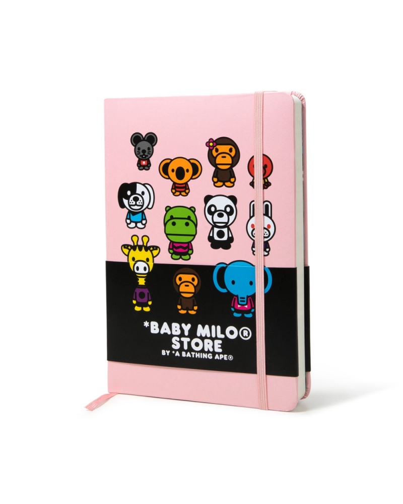 Otros Accesorios Bape Baby Milo notebook Hombre Rosas | 543-LHAQTD