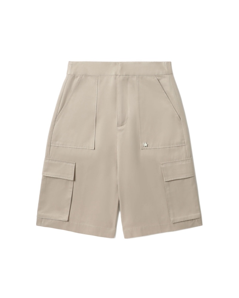 Pantalon Bape Cargo culotte Mujer Beige | 026-MABCWR