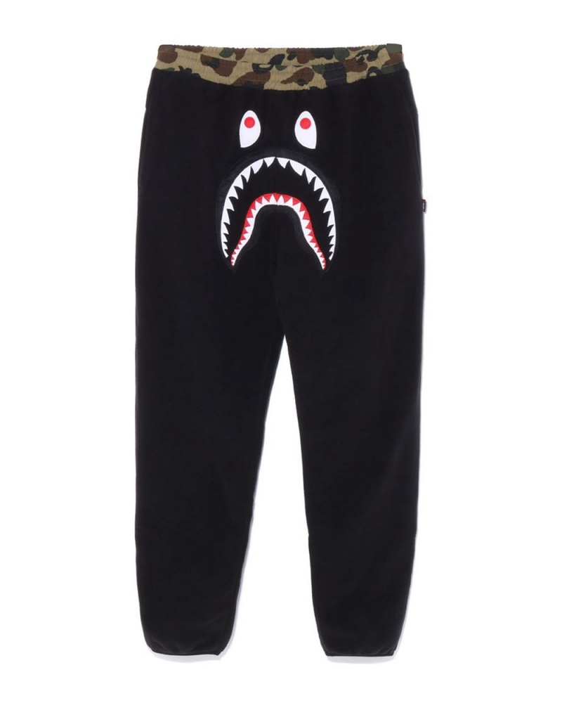 Pantalon Bape X Polartec 1st Shark Mujer Negros | 857-LCMHSU