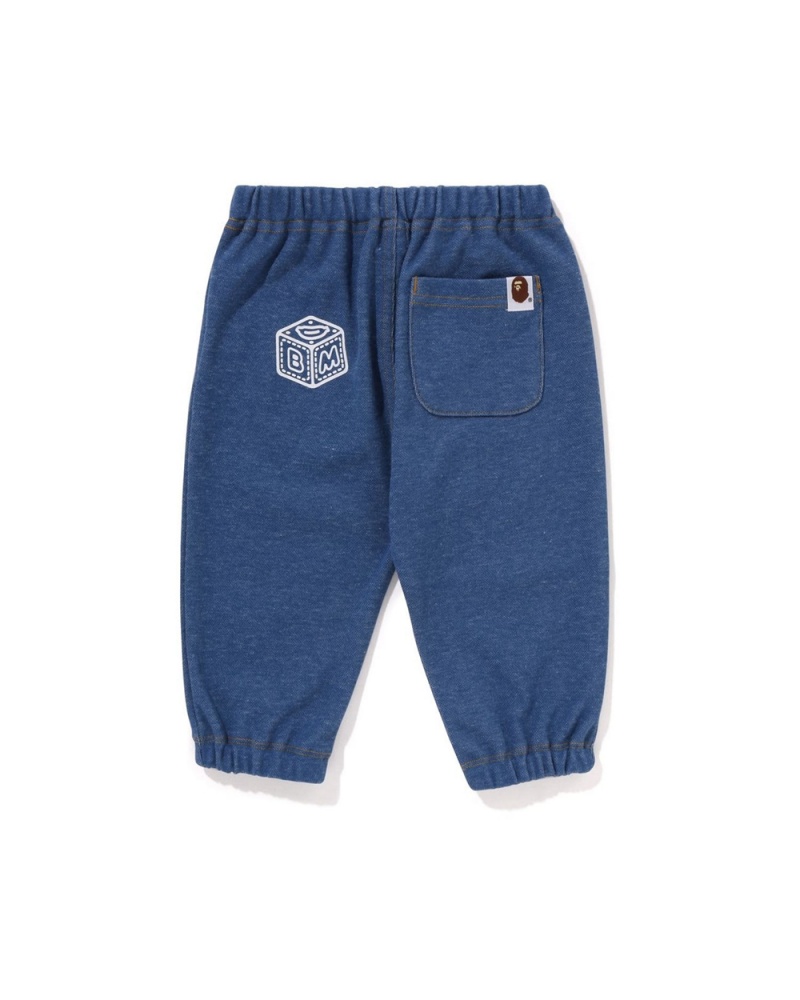 Pantalones Bape Babies Milo Toy Niños Azules | 069-BEDNRQ