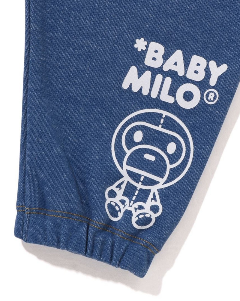 Pantalones Bape Babies Milo Toy Niños Azules | 069-BEDNRQ