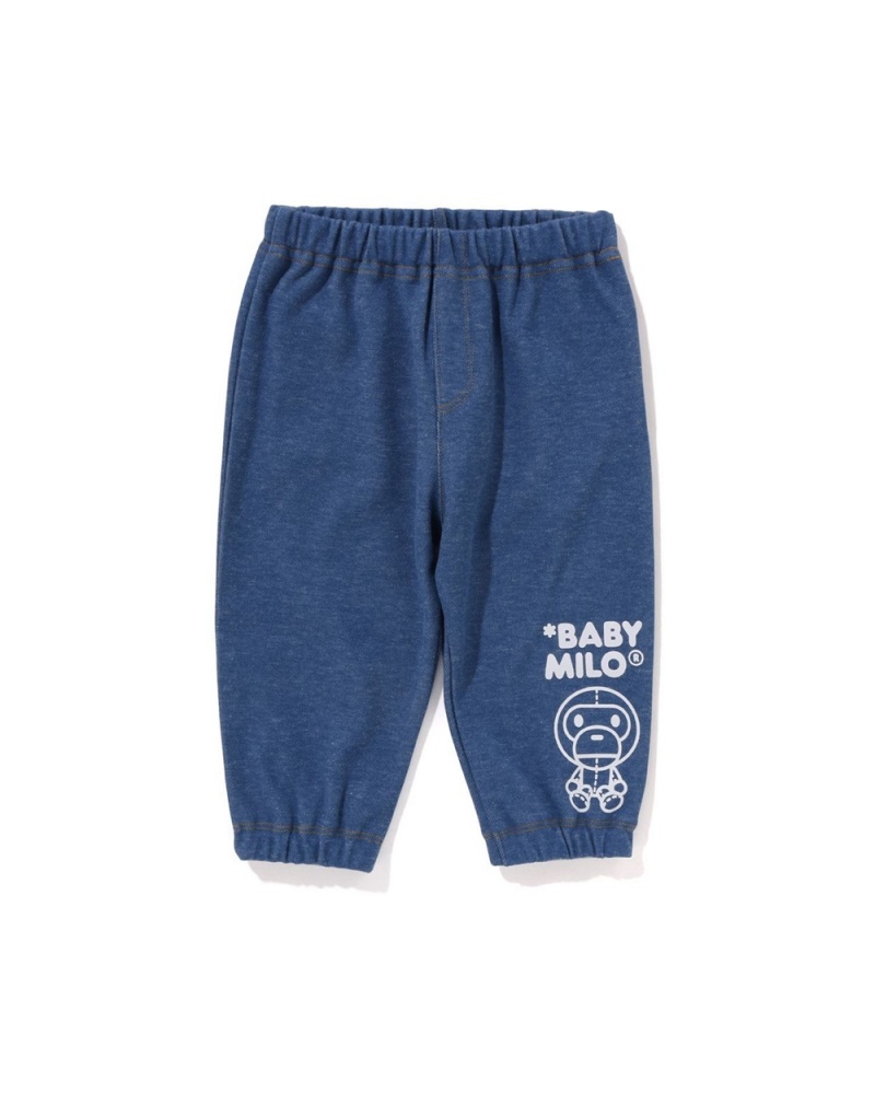 Pantalones Bape Babies Milo Toy Niños Azules | 069-BEDNRQ