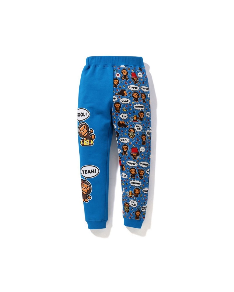 Pantalones Bape Baby Milo Speech Balloon Slim Niños Azules | 043-UQZWMN