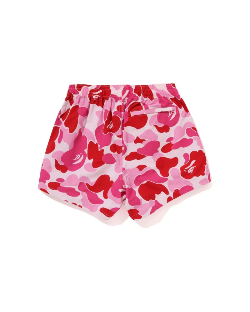 Short Bape ABC Mujer Rosas | 963-DKEBHA