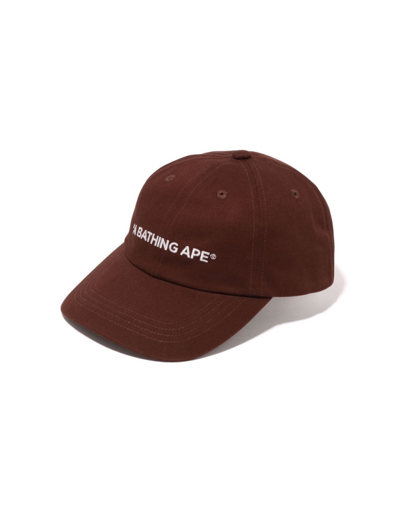 Sombreros Bape A Bathing Ape 6panel Hombre Chocolate | 690-NIKDPC