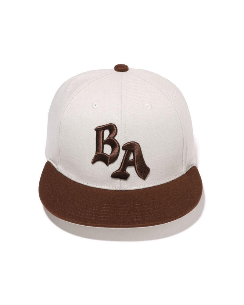 Sombreros Bape BA Panel Mujer Creme | 972-ULOIPS