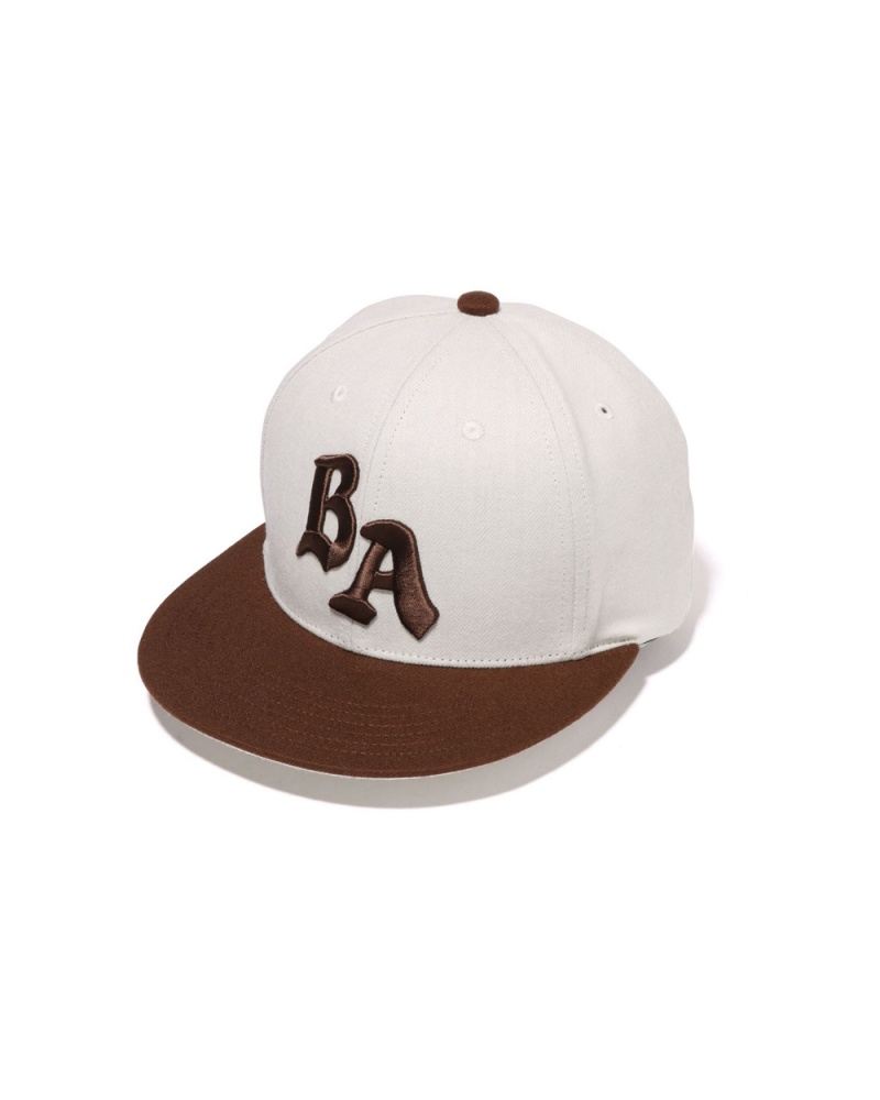 Sombreros Bape BA Panel Mujer Creme | 972-ULOIPS