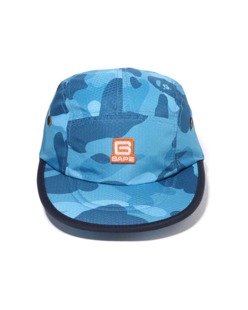 Sombreros Bape Honeycomb Jet Hombre Azules Claro | 408-ZOCASV