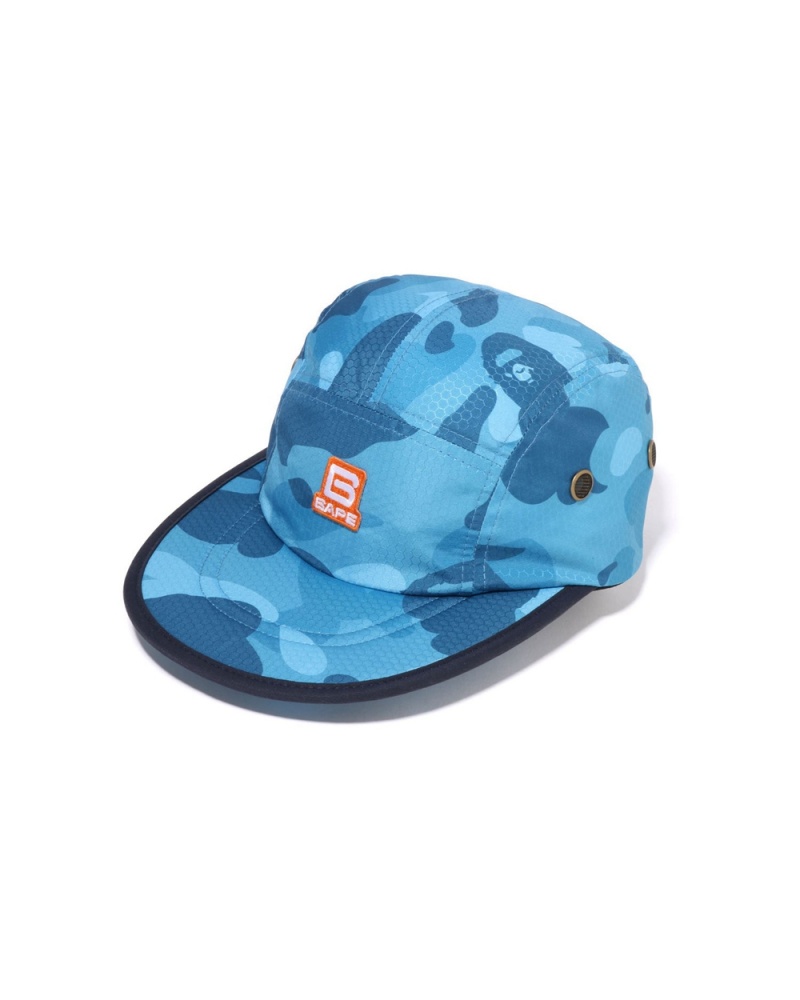 Sombreros Bape Honeycomb Jet Hombre Azules Claro | 408-ZOCASV