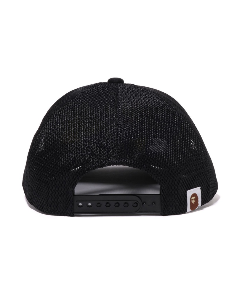 Sombreros Bape Multi Camo NYC Logo Mesh Hombre Negros | 576-SNMTJF