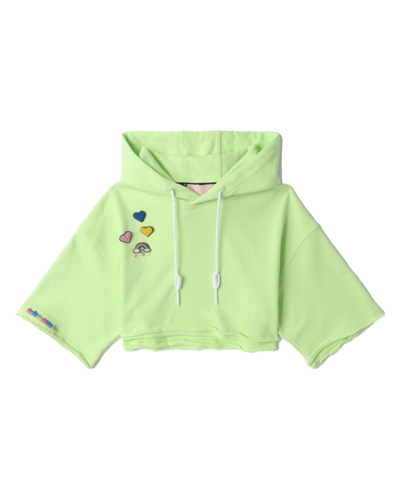 Sudadera Bape Cropped hoodie Mujer Verdes | 439-KTSAFI