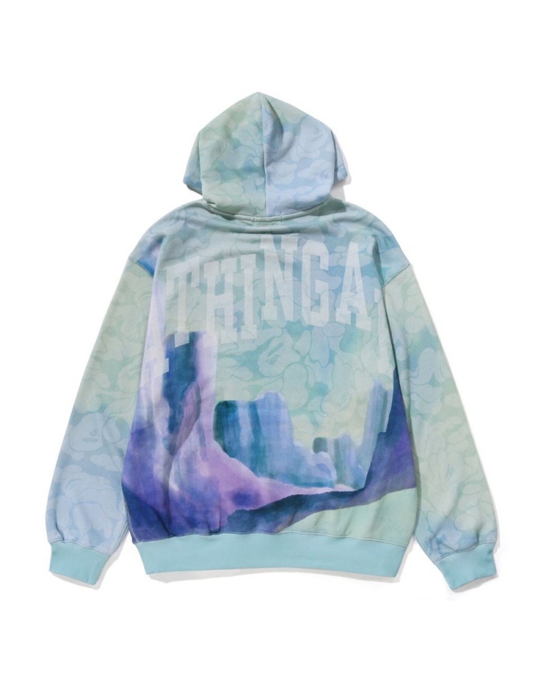 Sudadera Bape Forbidden Zone Pullover Hoodie Hombre Multicolor | 863-WHFCJU